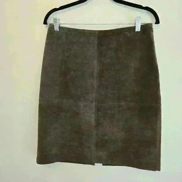 Mossimo Women's Leather Suede Pencil Skirt Size 6 - Picture 1 of 9